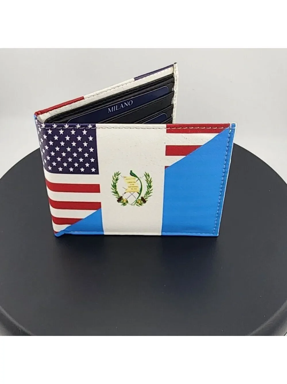 Guatemala & USA Flag Wallet – Perfect Gift for Proud Dual Citizens